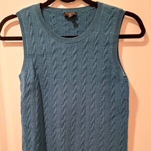 TALBOTS | Pure Cashmere Cable Sweater Shell Petite Medium